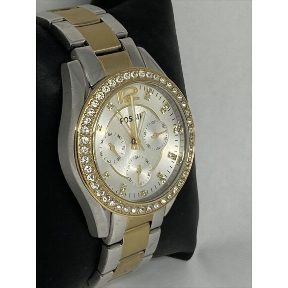 Fossil ES3204 Women's Gold Stainless Steel Analog Dial Quartz Wrist Watch HK1097 - Picture 5 of 12